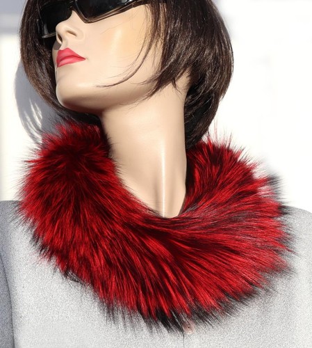 Fur scarf silver fox - scarf,