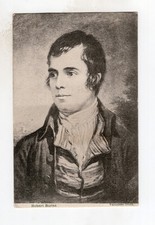 GB KEVII ROBERT BURNS postcard 1905 posted AYR 1/2d