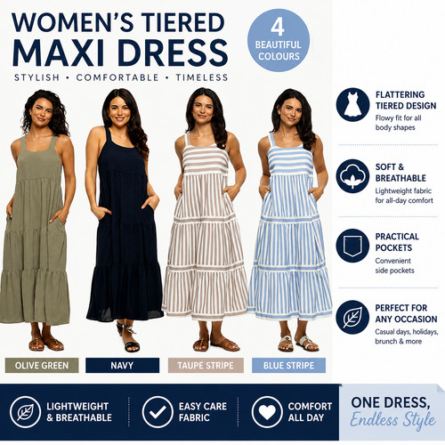 Ladies summer dress womens - summer,