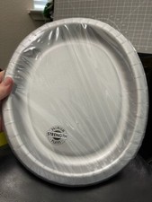 Silver 12 Inch Oval Paper