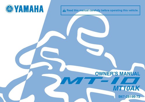 Yamaha owners manual book - owners,