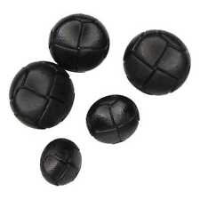 Football Buttons Black 15mm