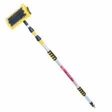 3M Telescopic Aluminium Car Van Truck Bus Window Cleaning Brush Extendable 9Ft