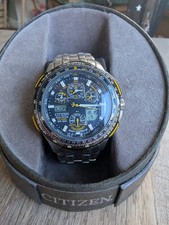 Citizen Eco Drive Skyhawk Blue Angels Radio Controlled Mens Watch