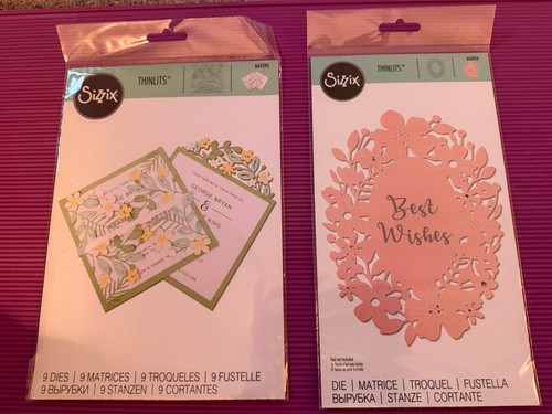 Sizzix thinlits dies brand new - thinlits,