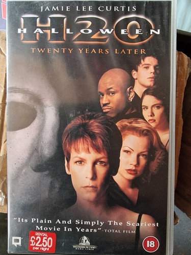 Halloween h20 vhs big case - halloween, ex