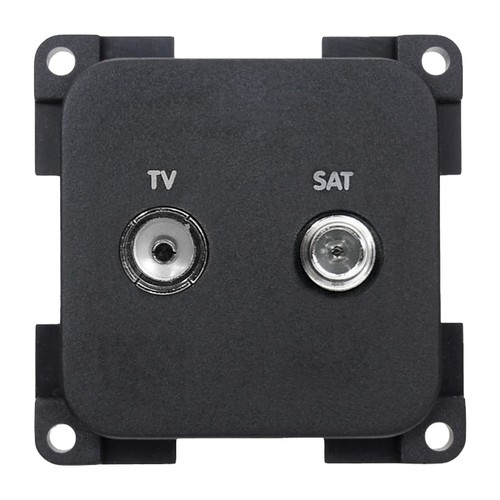 Cbe grey satellite socket - tv, &