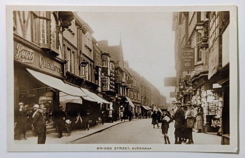 Vtg evesham rppc postcard - vtg,