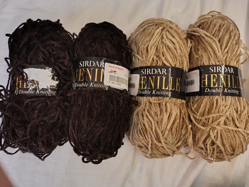 Vintage 50g balls chenille - vintage,