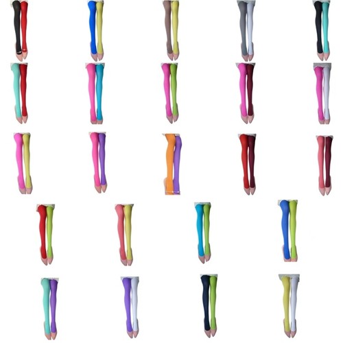 Two tone asymmetrical tights - two,