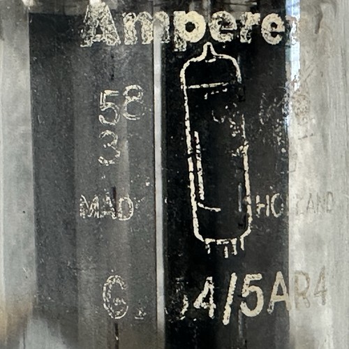 1958 amperex bugle boy - amperex, 5ar4