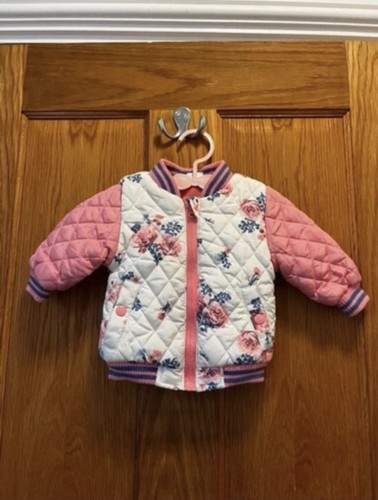 Girls months floral padded - girls,