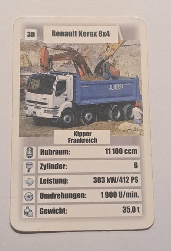 Renault kerax 8x4 tipper 3d - kerax,