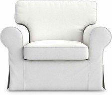 Ektorp Chair Cover Replacement for IKEA Armchair Cover-cool White 