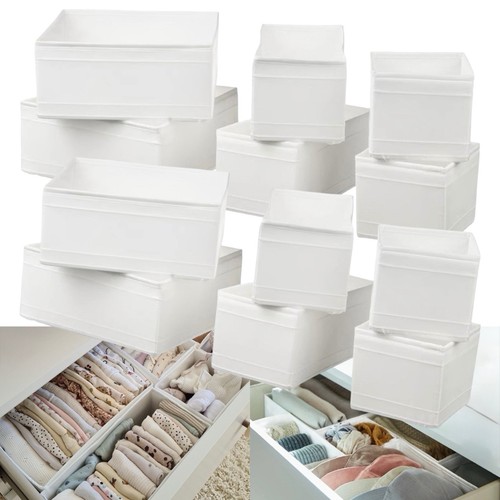 Fabric drawer organizer 12pk - organizer,