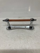 Luxury Chrome Wood Toilet Roll