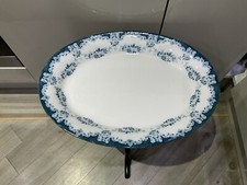 Vintage Old Large Oval Plate