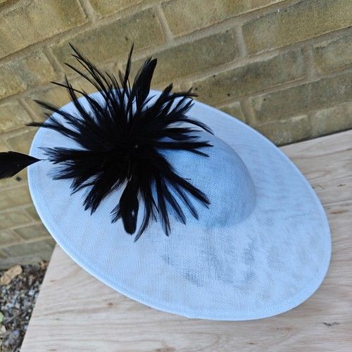 White black feather - white,