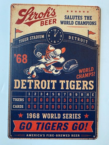 Stroh beer detroit tigers - detroit,