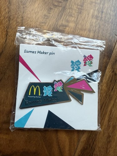 London 2012 games maker pin - london,