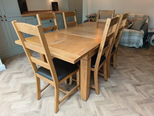Solid oak dining - solid,