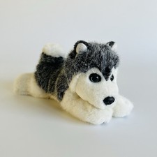 Soft Toy Cuddly Plush Husky Dog Wolf Stuffed Animal Plushie 7”