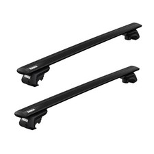 Thule WingBar Evo Roof Bars Black fits Mitsubishi Montero 1999-2006 3 doors