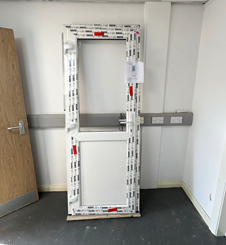 Rehau white upvc single back - white,