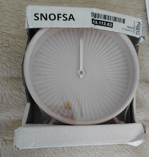 Ikea snofsa pink - table, clock