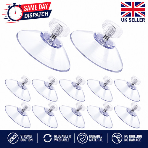 53mm clear suction cups - 32/41/53mm,