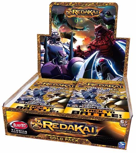 Redakai gold pack boosters - gold, 3x