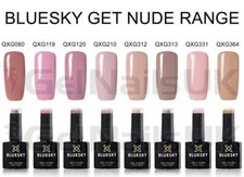 Bluesky GET NUDE Collection UV LED Soak Off Gel Nail Polish FREE POSTAGE 10ml