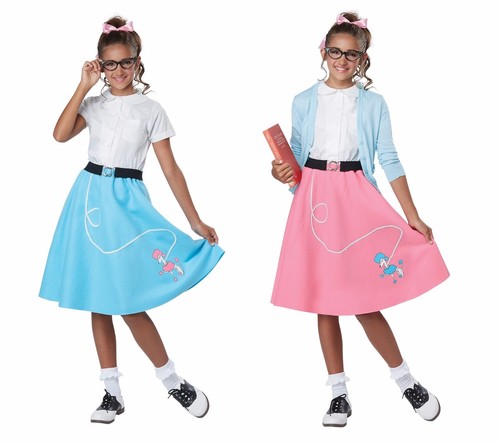 Child 50s poodle skirt grease - child,