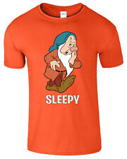 Seven 7 Dwarfs Snow White Happy Book Day Costume Bashful Funny T-Shirt Xmas