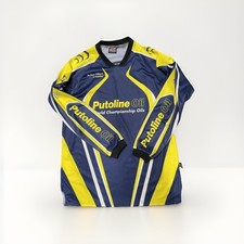 Vintage Motocross kit Jersey Putoline Oil Feroce 42” Mx Top VGC 1990s 