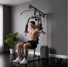 Multifunction Home Gym Machine with 45kg Weight Stack for Full Body Workout
