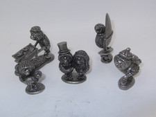 5 x  Pewter/Silver Coloured Cute Hedgehog Ornaments. 6-9 cm High 0.8 KG  #M4