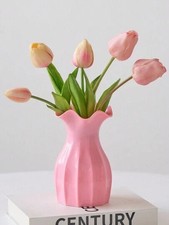 Plastic flower vase - vase, creative