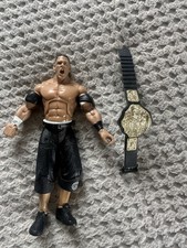 WWE Jakks Pacific Deluxe Aggression John Cena Figure + Championship Belt Loose