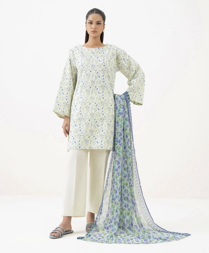 Sapphire 3piece stitched lawn