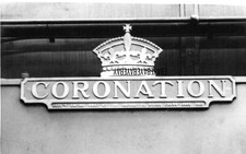 STEAM RLY DARKROOM PHOTO: LNWR LOCO NAMEPLATE 5,00TH CREWE BUILT LOCO CORONATION