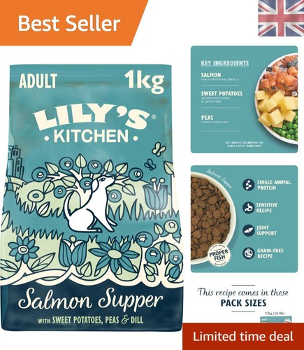 1kg salmon supper dog food - 1kg,