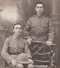 WW1 British Soldiers RPPC