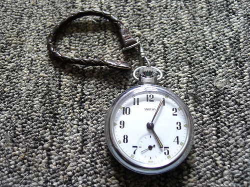 Smiths chrome pocket watch - chrome,