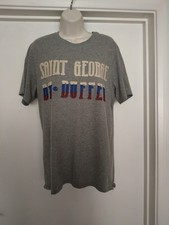 Mens St George by Duffer Grey T Shirt Size M Good Condition 100% Cotton