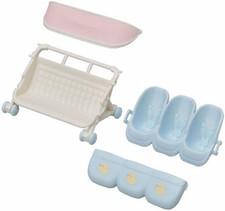Triplets Stroller, - Dollhouse