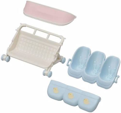 Triplets stroller dollhouse - triplets,