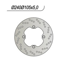 Rear Brake Disc NG 209 Honda