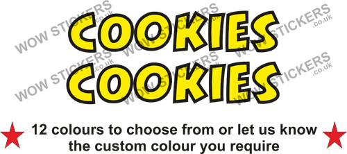 Cookies stickers street - ,