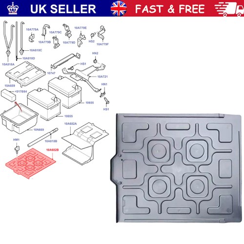 Battery tray cover heat - cover,